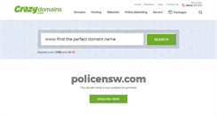 Desktop Screenshot of policensw.com